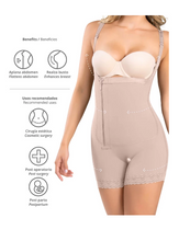 Load image into Gallery viewer, CYSM 435 - Braless Compression Bodysuit Boyshort
